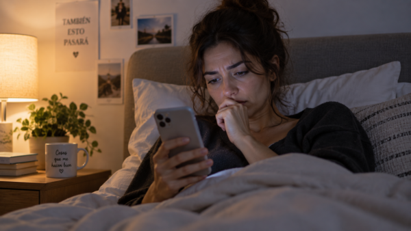 Contacto cero después de una ruptura y revisión de redes sociales